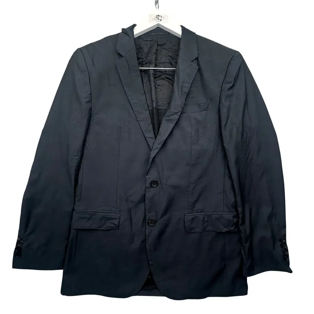 Hugo Boss Guabello Super 120 Huge 2 Genius 1 Italy Mens 38R Sport Blazer Wool